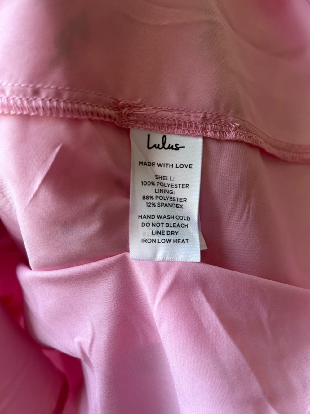 Lulu's Pink Floral Tiered Midi Dress with Spaghetti Straps - Picture 9 of 9